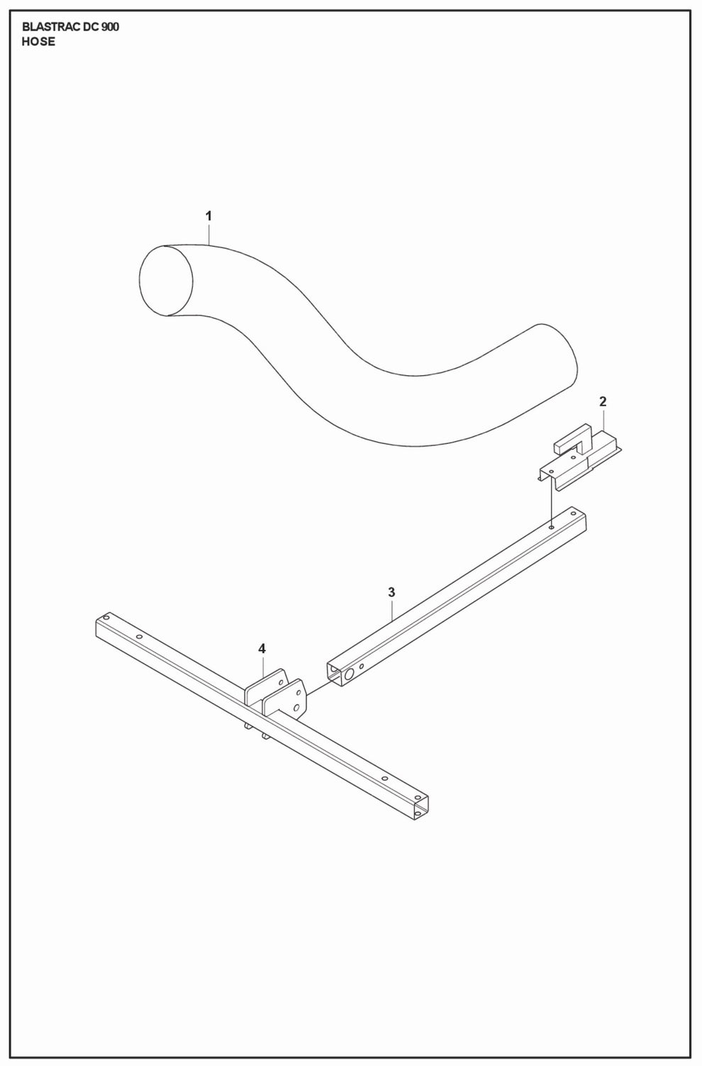 Hose Parts For DC 900 By Husqvarna	