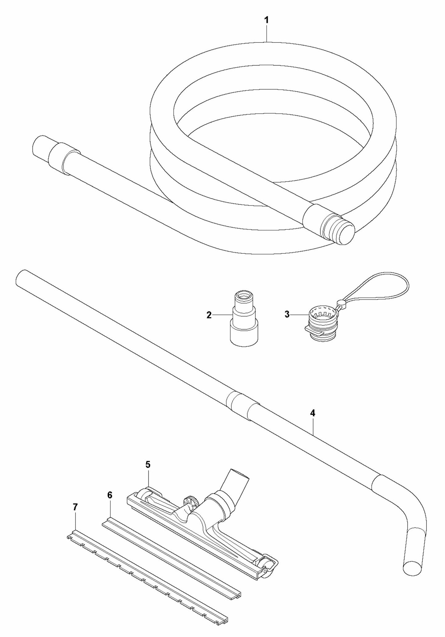 DE 110 Accessories Assembly Parts