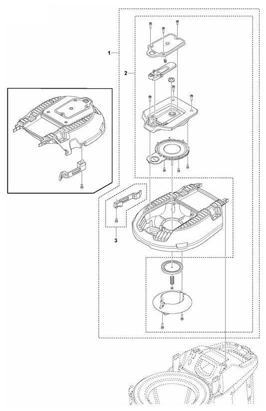 DE 110 Lid Assembly Parts