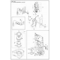 Decals Parts For DE 110 H Parts By Husqvarna