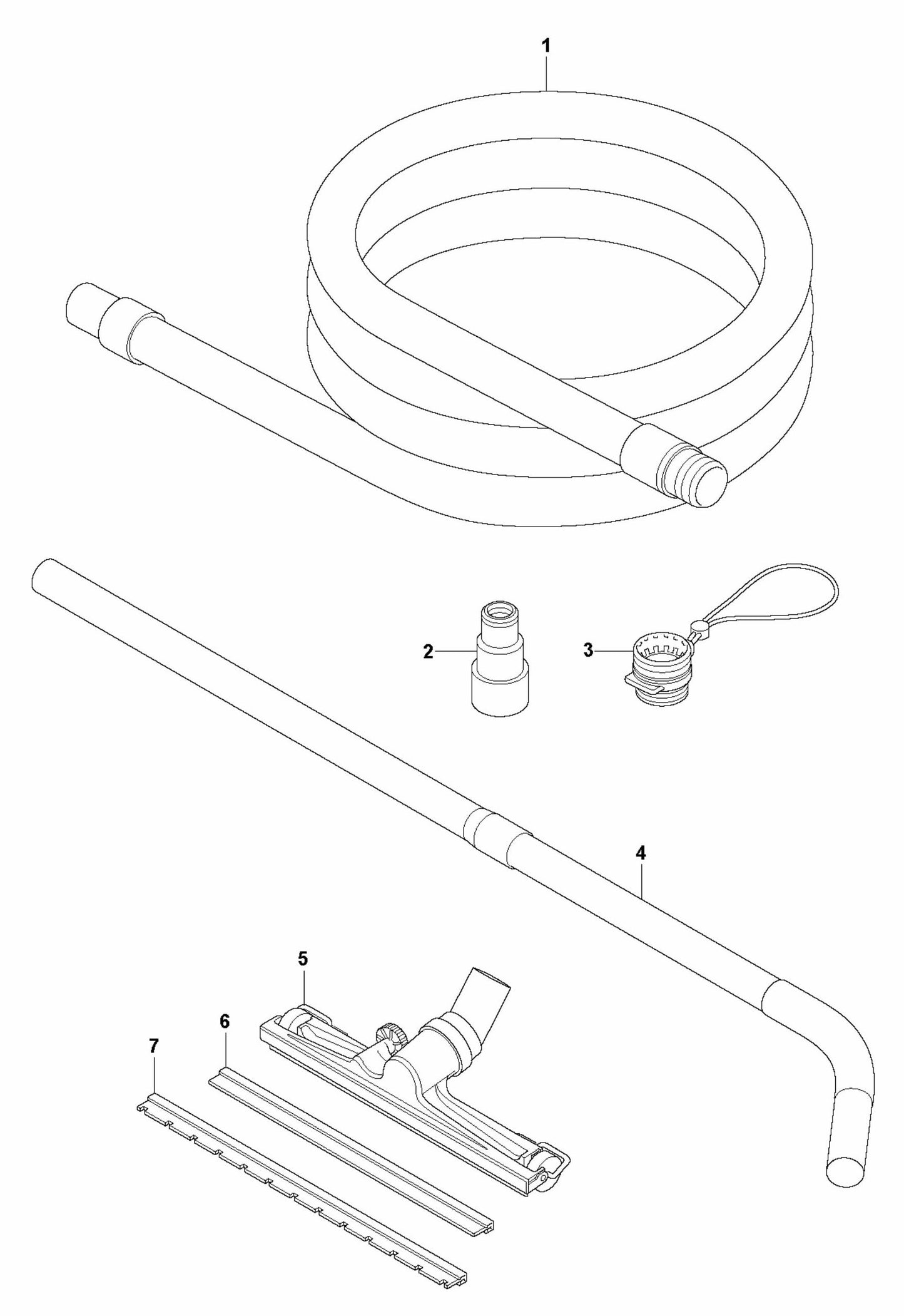 DE 110 S Accessories Assembly Parts