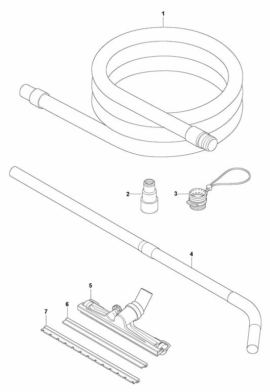 DE 110 S Accessories Assembly Parts