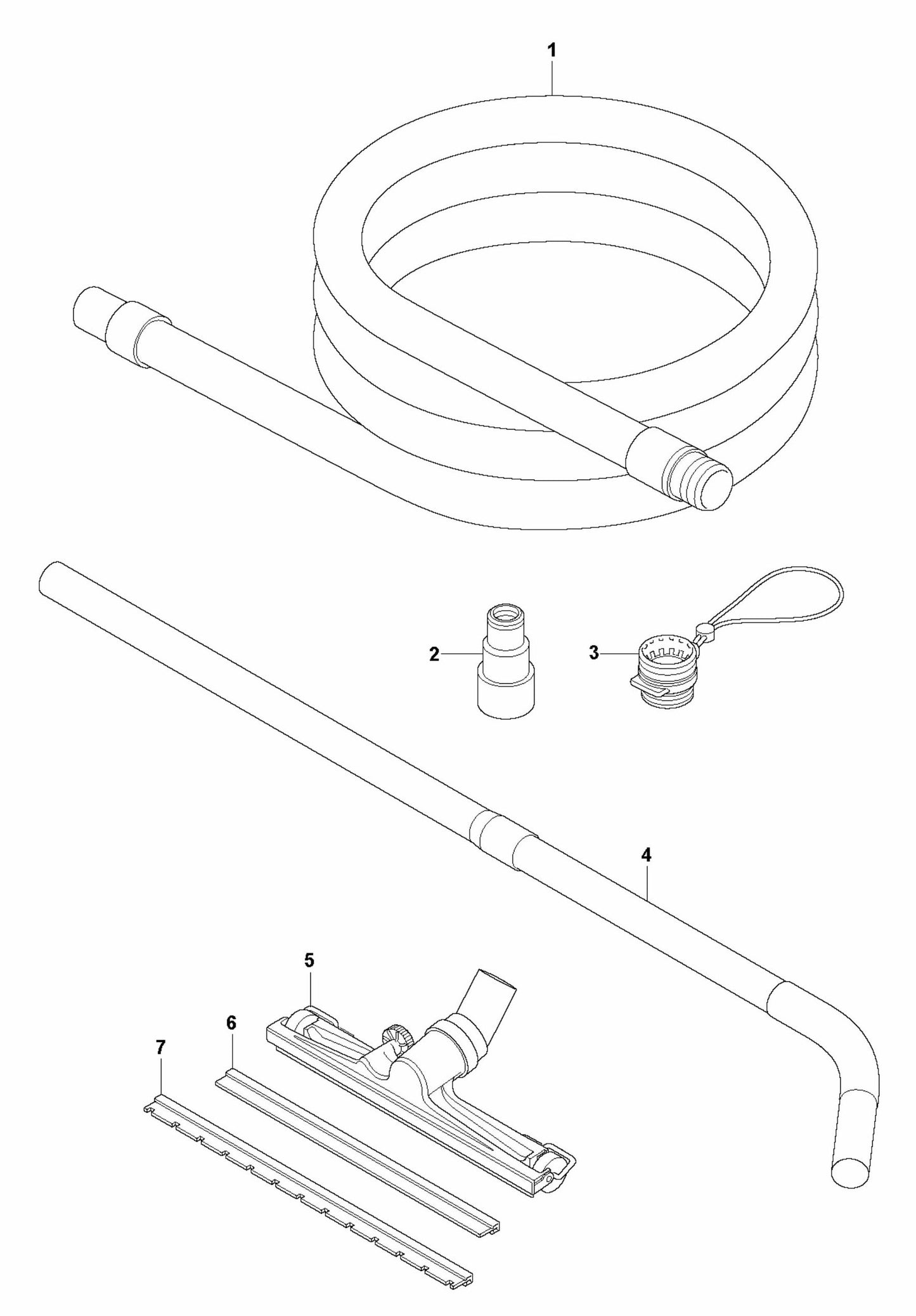 DE 120 Accessories Assembly Parts