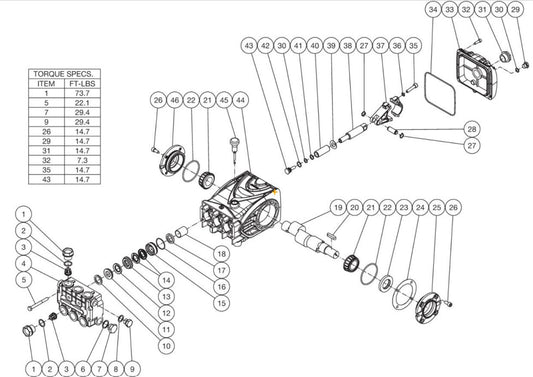 DHG-4004-B0V6G, DHG-4004-B0V6G, DHG-4004-B0H6G (sn:15163107-99999999) Pump Assembly Parts By Mi-T-M