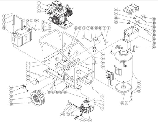 DHG-4004-B0H6G,  DHG-4004-B0V6G (sn:0-15122892), DHG-4004-B0H6G,  DHG-4004-B0V6G (sn:15122893-15152764) Belt Drive Unit Assembly Parts By Mi-T-M