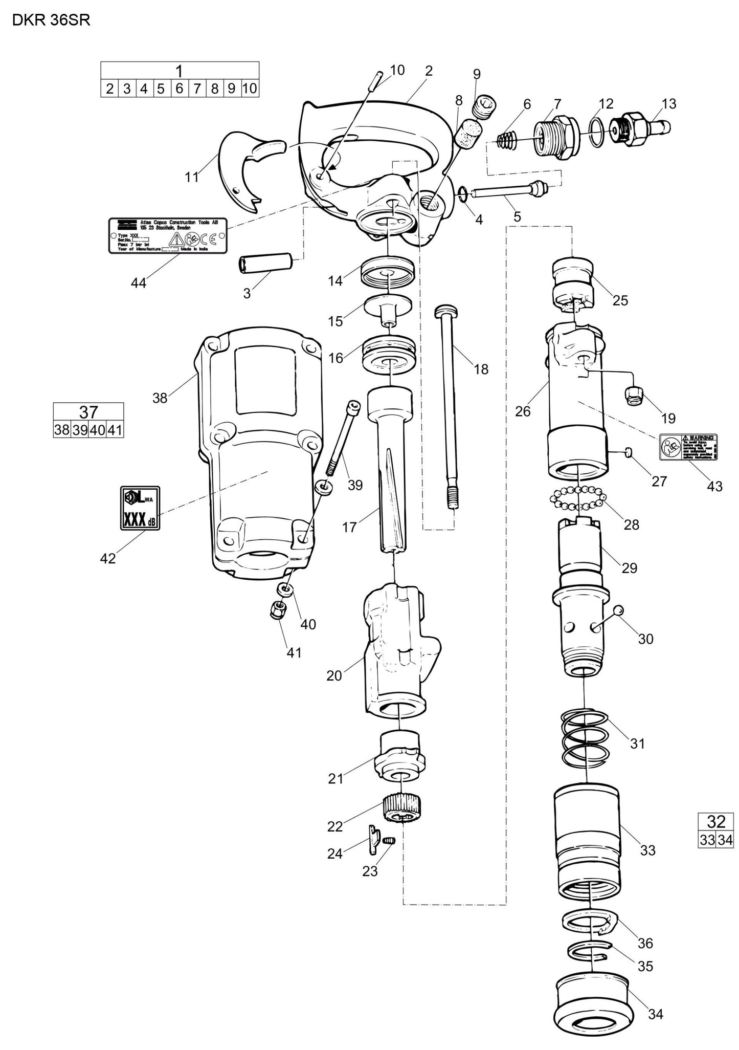 DKR 36SR Rotatory Hammer