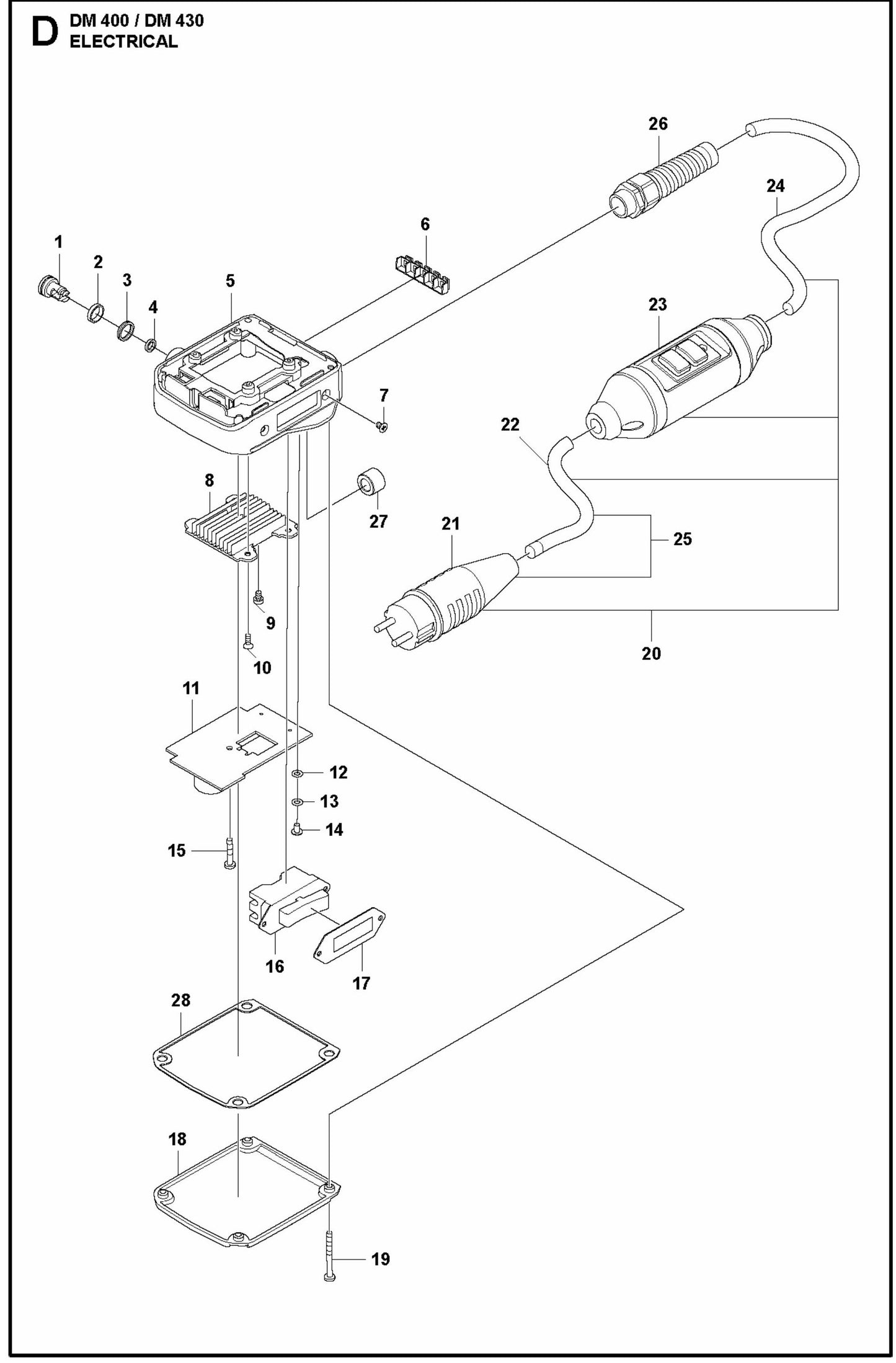 DM 430 Electrical Assembly Parts