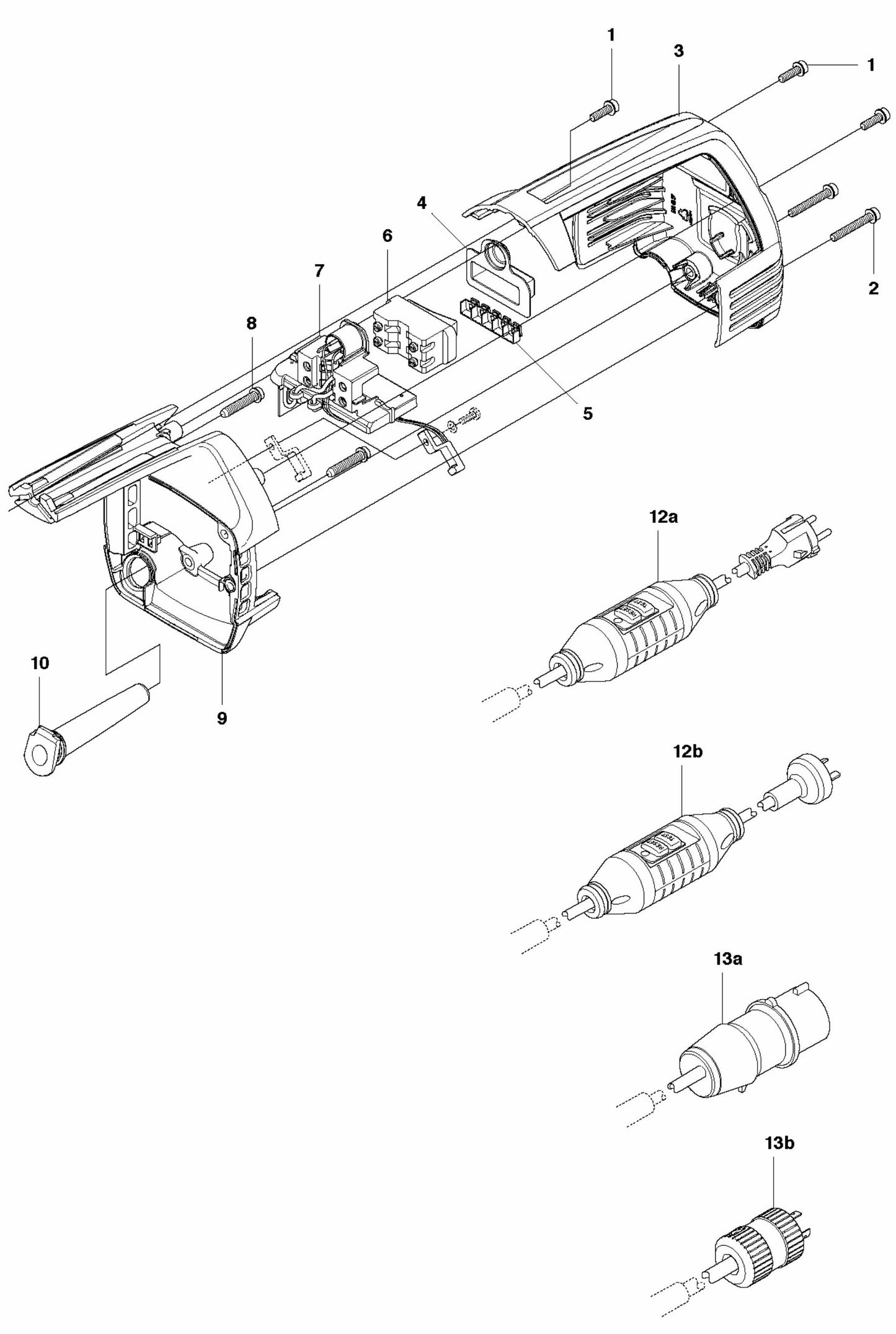 DM 280 Electronics Assembly Parts by Husqvarna