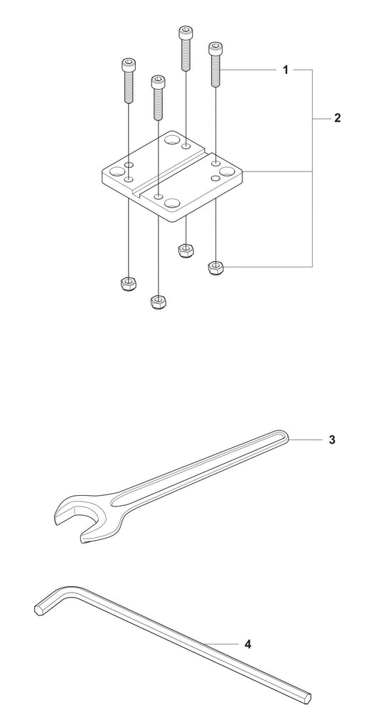 DM 330 Tools Assembly Parts by Husqvarna