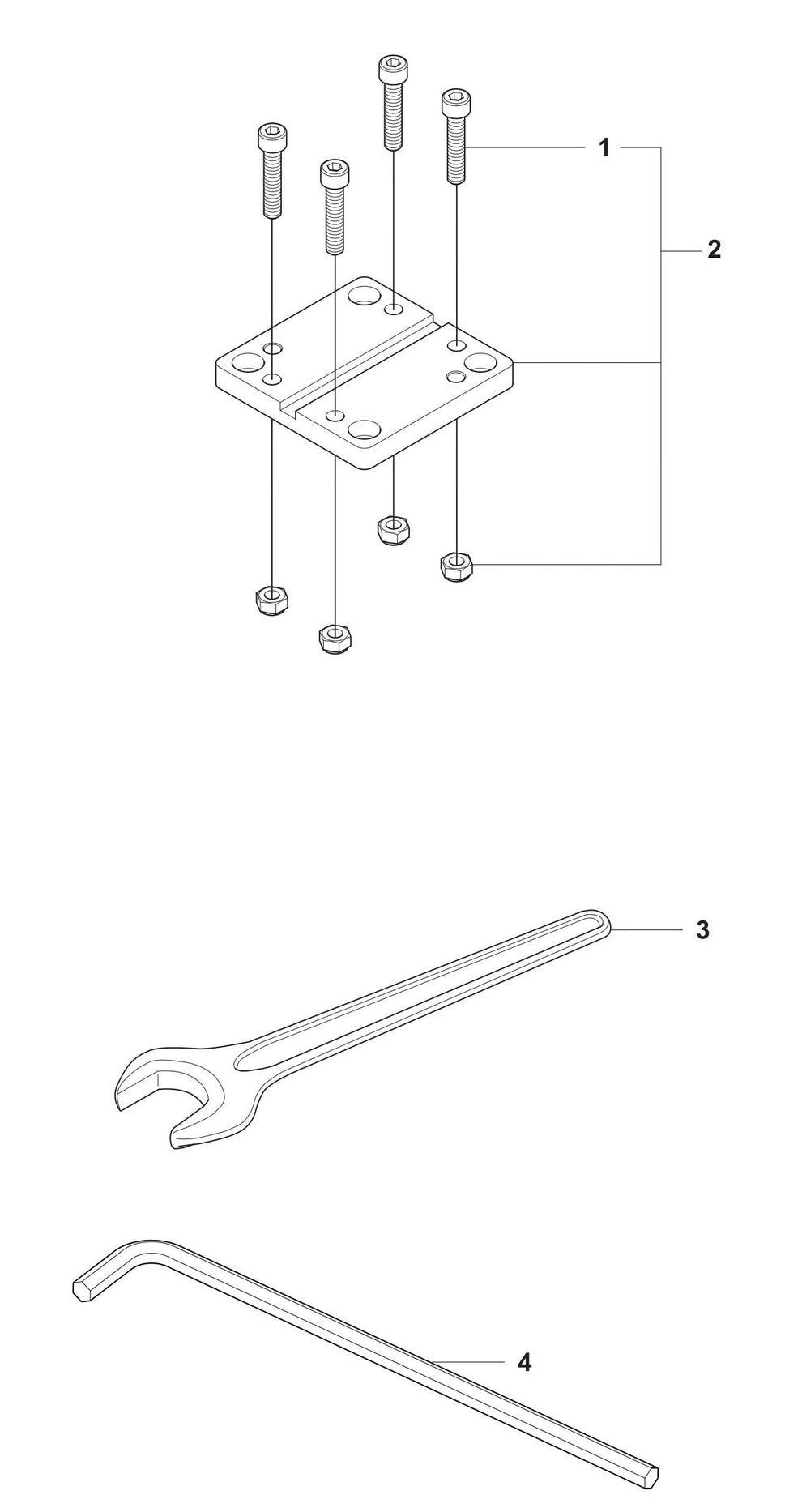 DM 330 Tools Assembly Parts by Husqvarna
