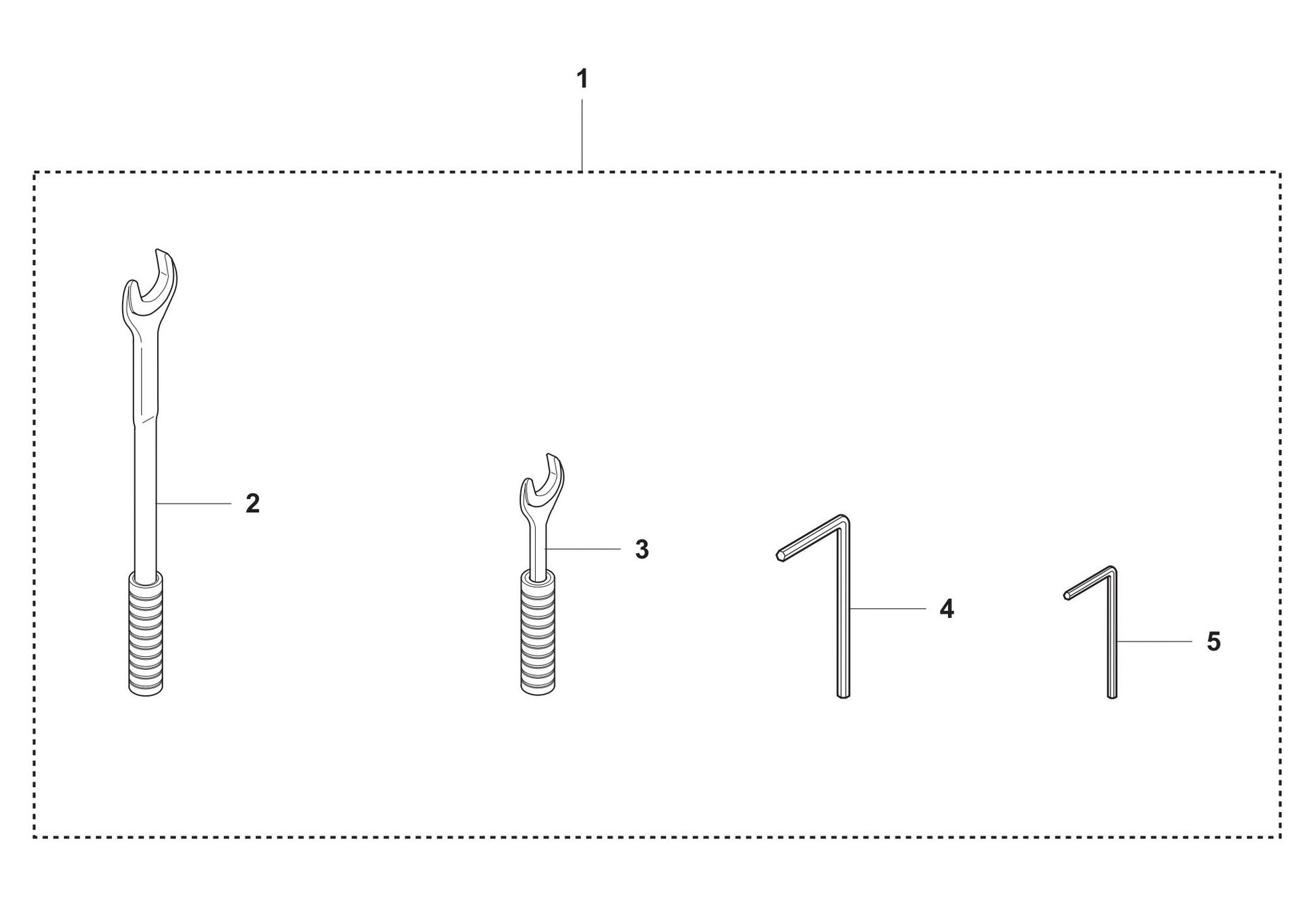 DMS 160 Tool Kit Assembly Parts