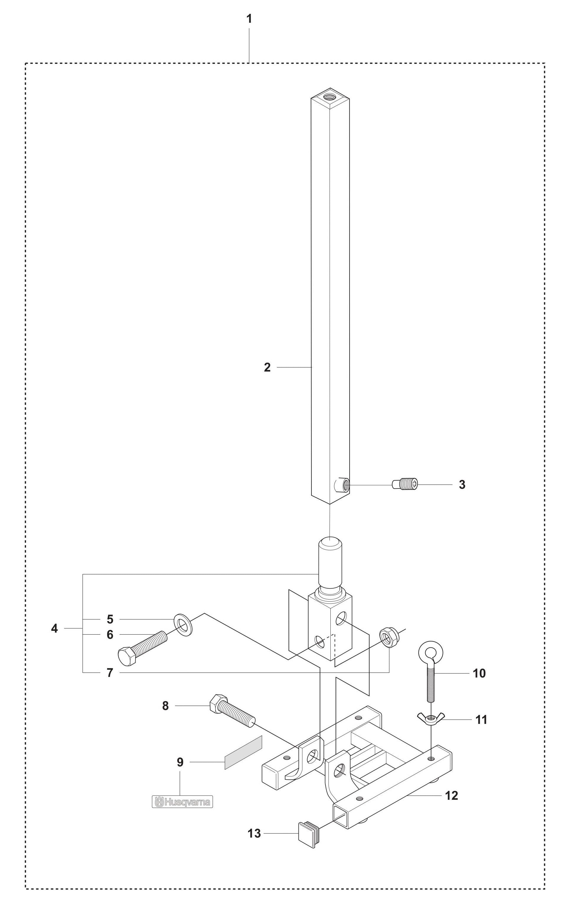 DMS 160 Base Plate Assembly-2 Parts