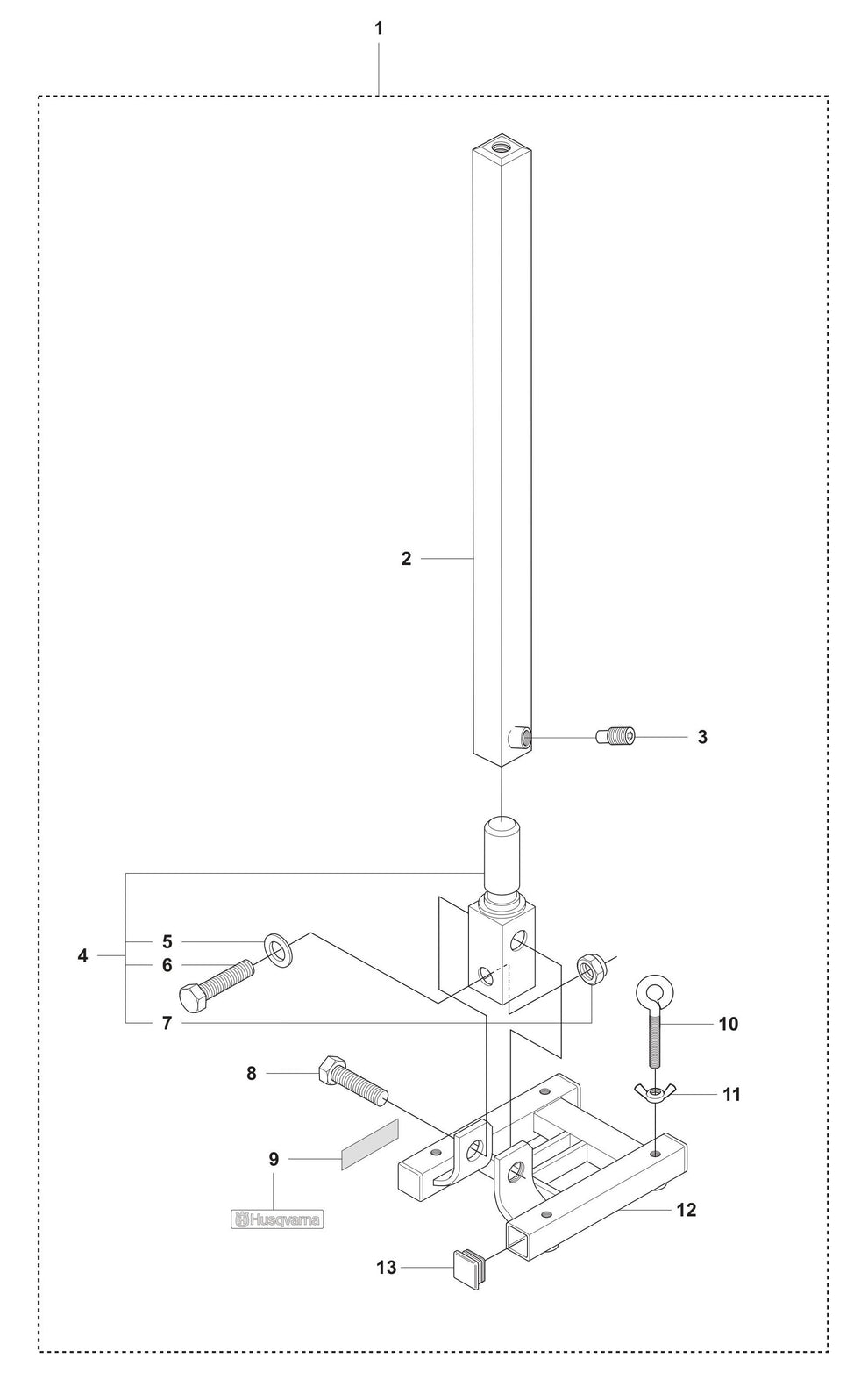 DMS 160 Base Plate Assembly-2 Parts