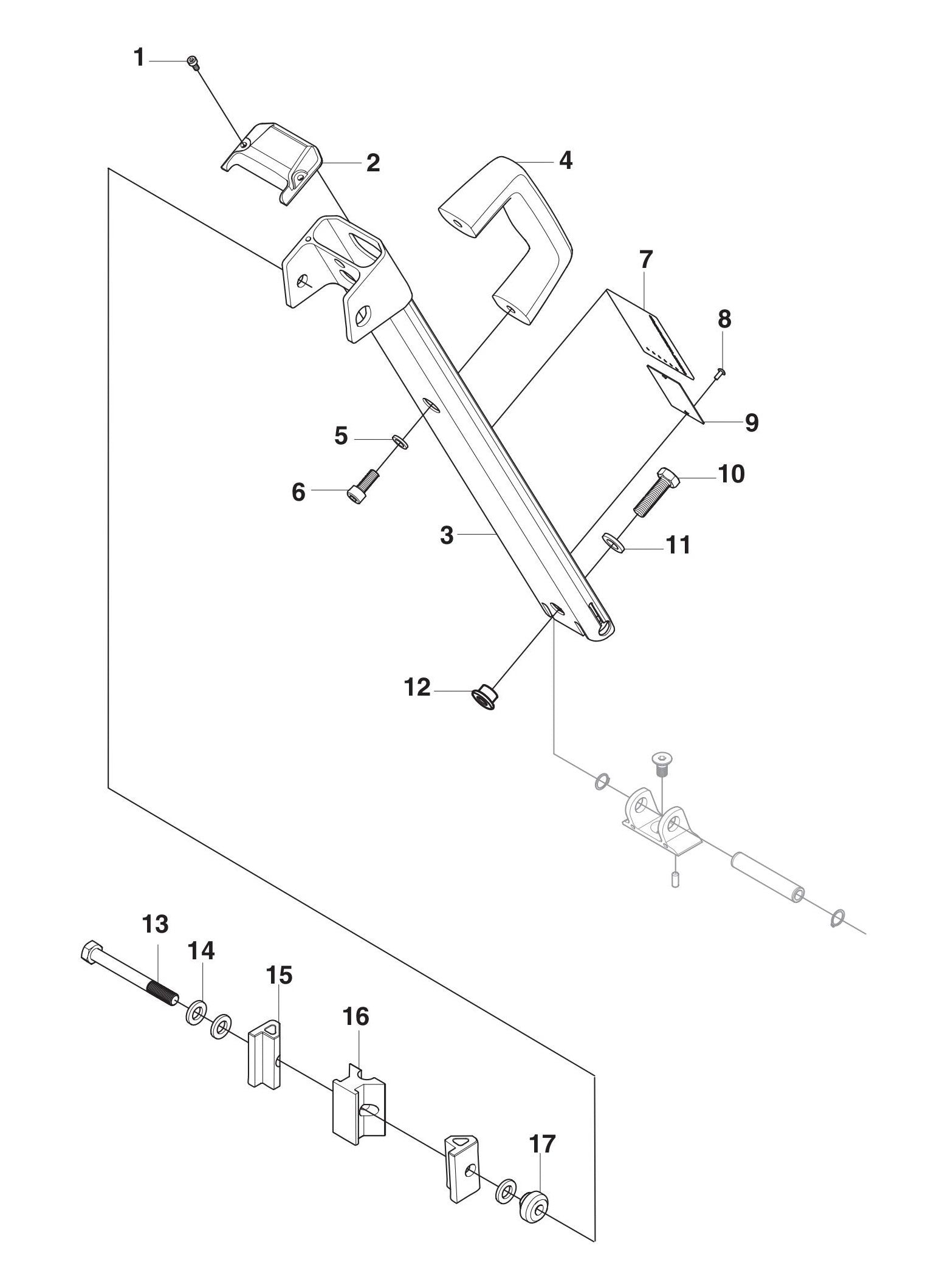 DMS 180 Back Support Assembly Parts