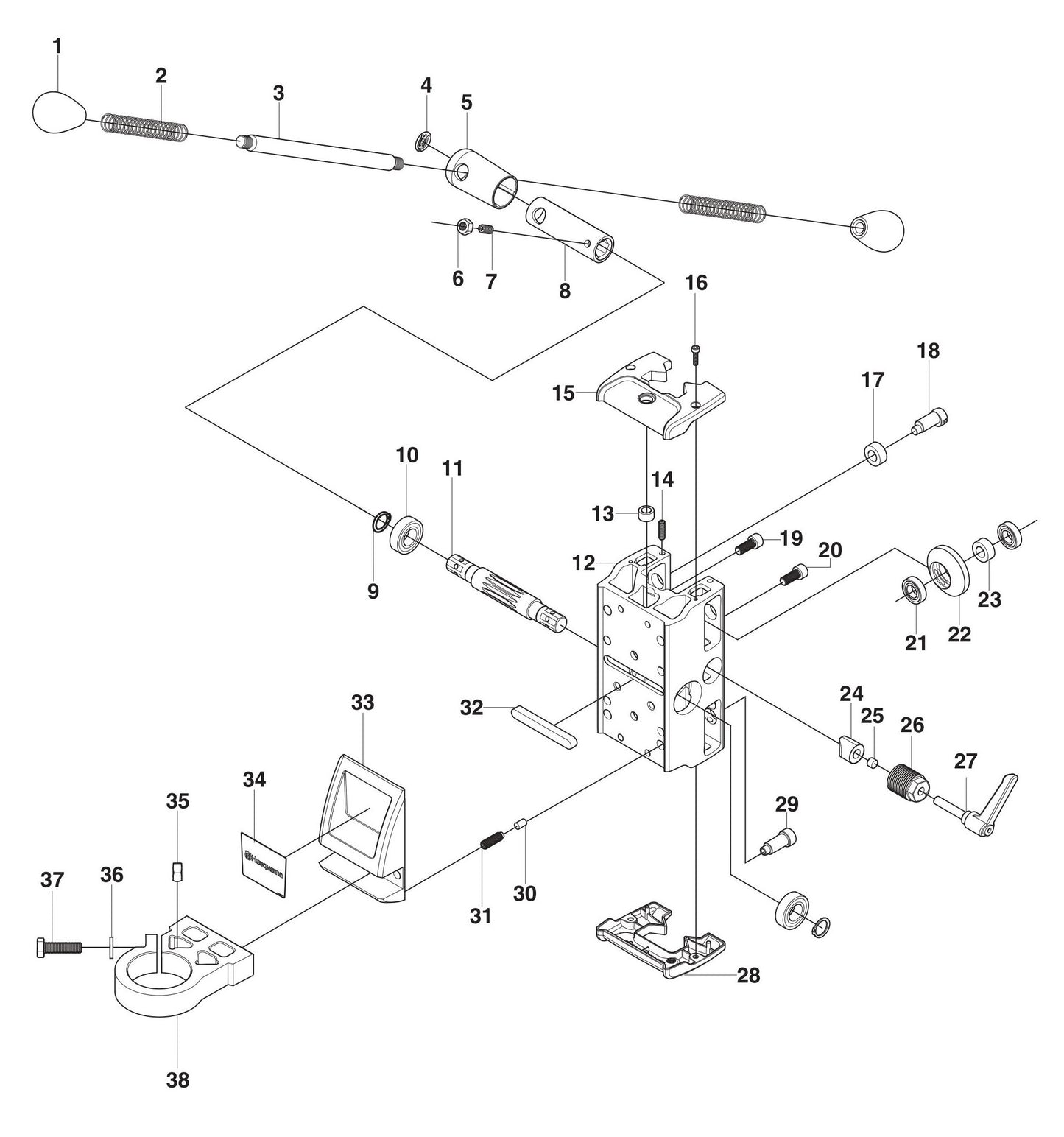 DMS 180 Carriage Assembly Parts
