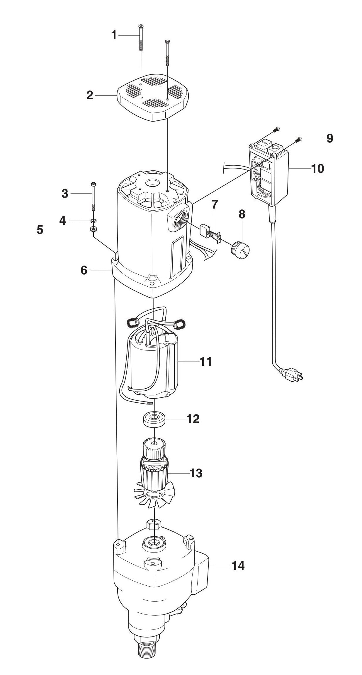 DMS 180 Motor Assembly Parts