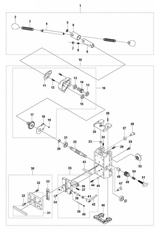 DMS 240 Carriage Assembly Parts