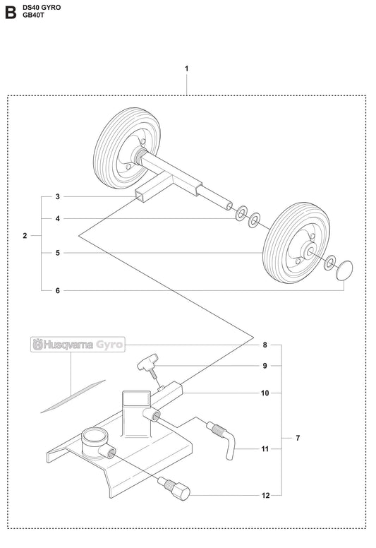 DS 40 Gyro GB40T Assembly Parts