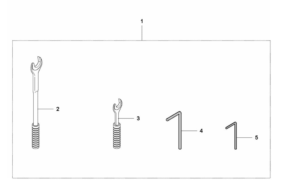 DS 70AT Toolkit Assembly Parts by Husqvarna