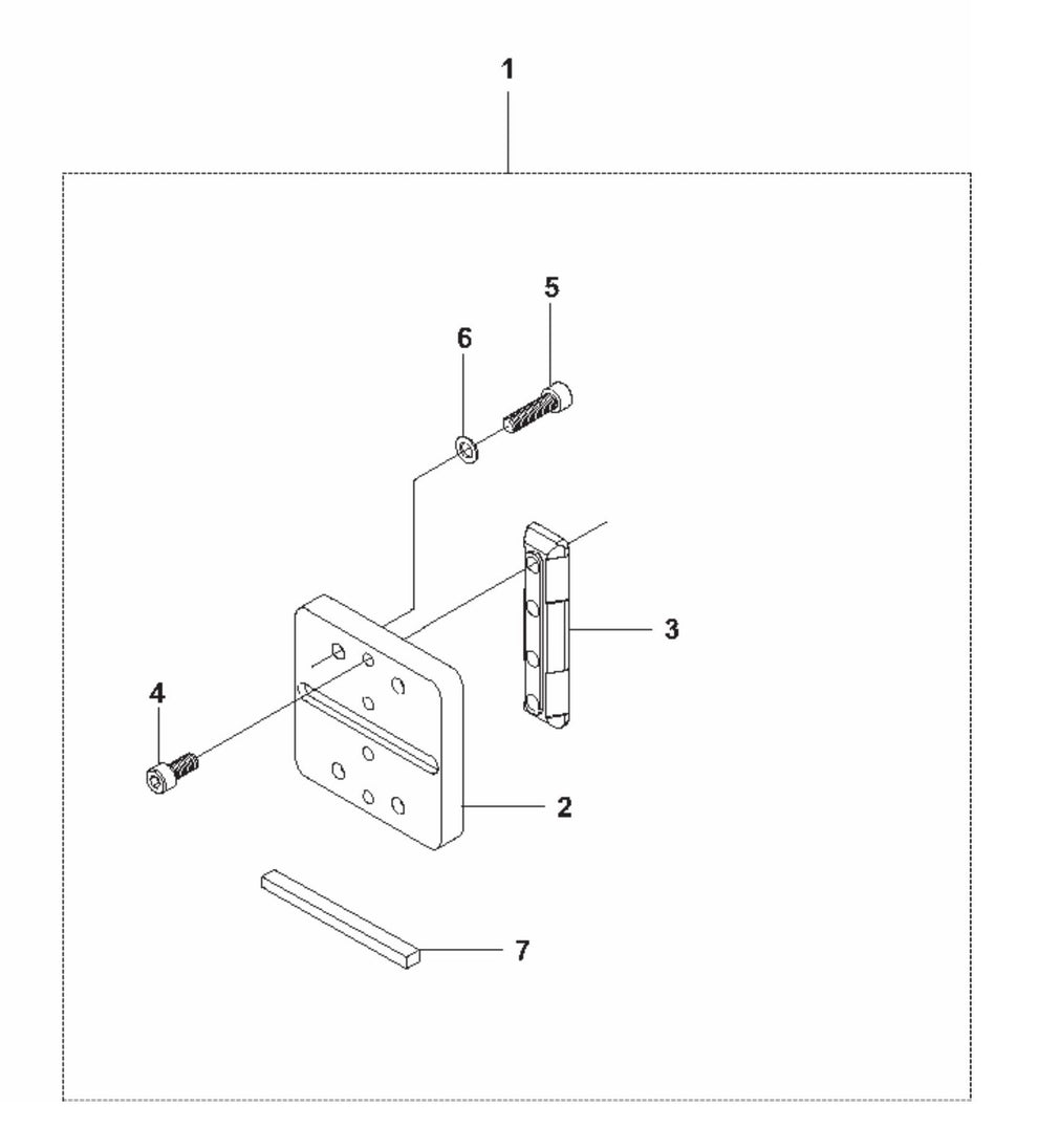 DS70 Gyro Frame Assembly Parts by Husqvarna