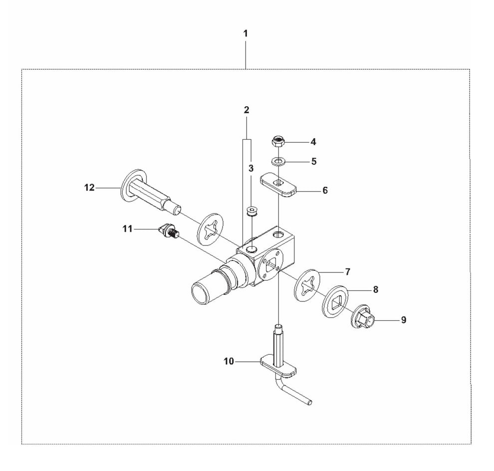 DS70 Gyro Unit 2 Assembly Parts by Husqvarna