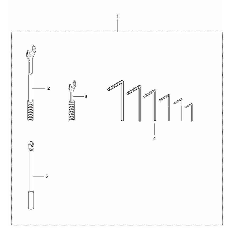 DS70 Gyro Tools Assembly Parts by Husqvarna