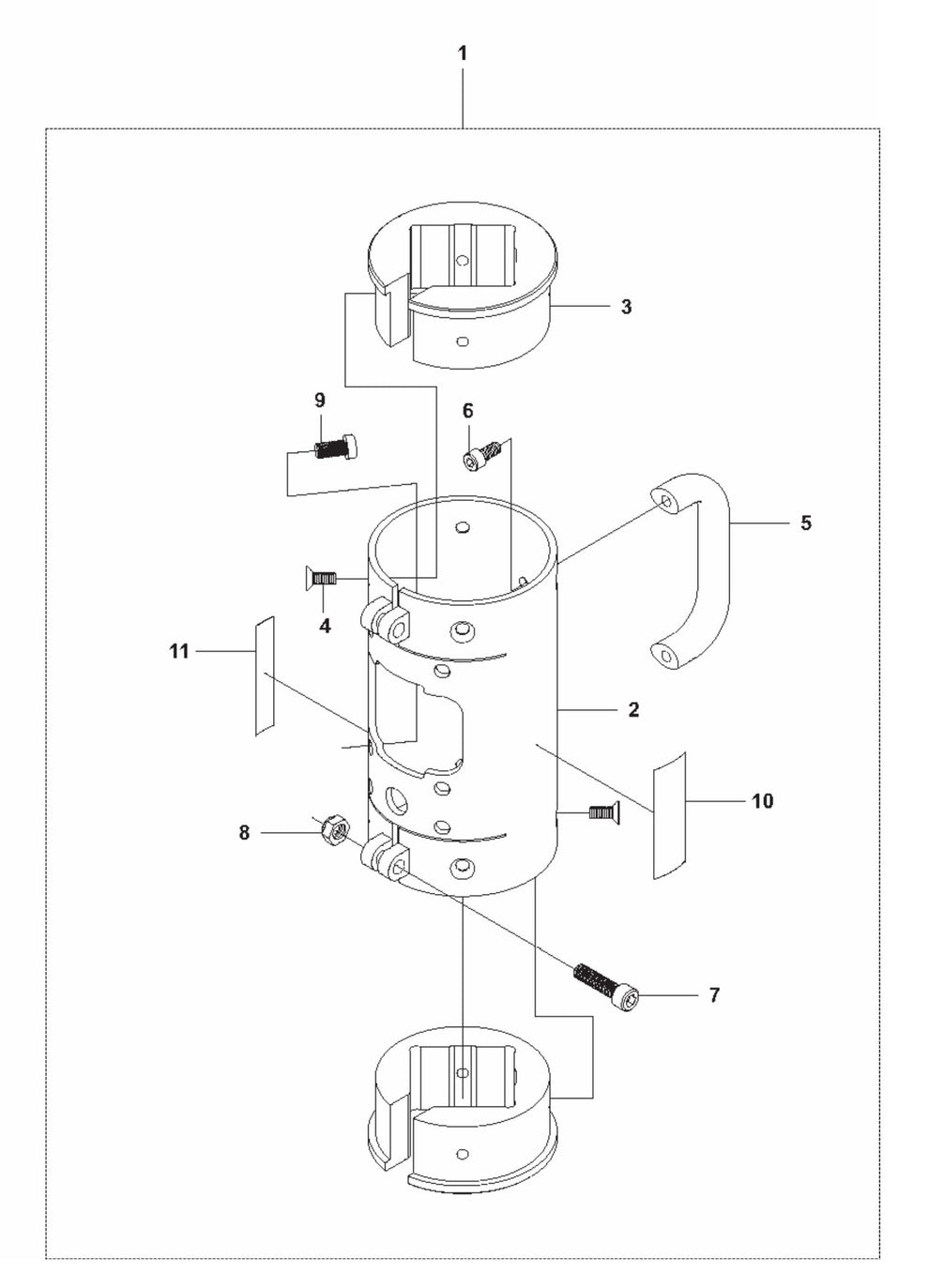 DS70 Gyro Carriage Assembly Parts-1 by Husqvarna