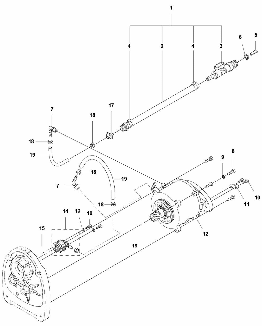 DM 650 Motor Assembly Parts by Husqvarna