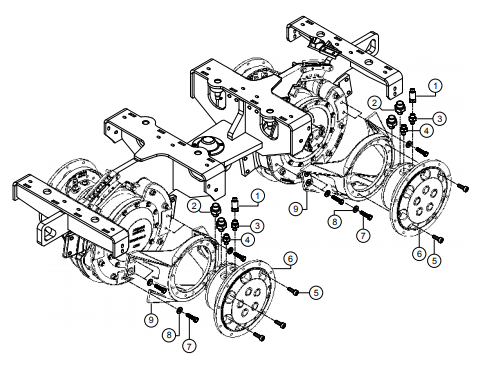 AAAA RX1575- Drum Drive  Assembly Parts By Multiquip