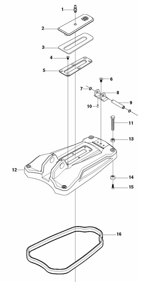 DS 150 Base Plate Assembly Parts By Husqvarna