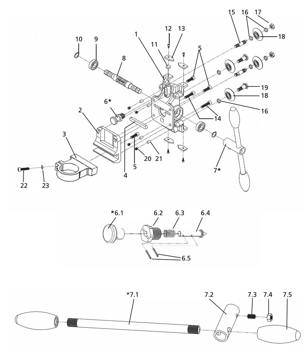 DS 160 Carriage Assembly Parts By Husqvarna