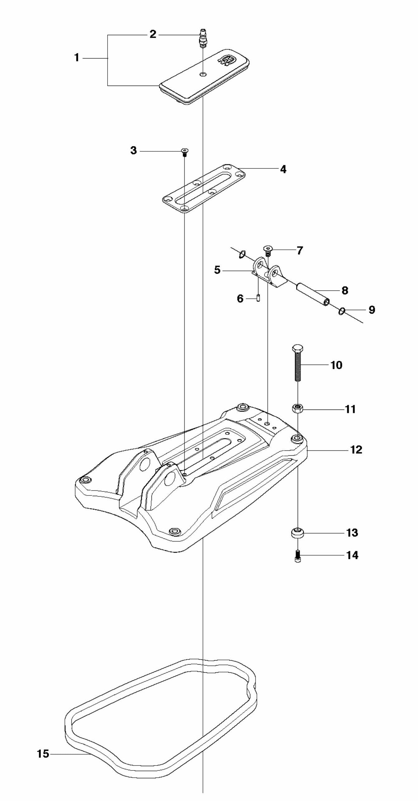 DS 250 Base Plate Assembly Parts By Husqvarna