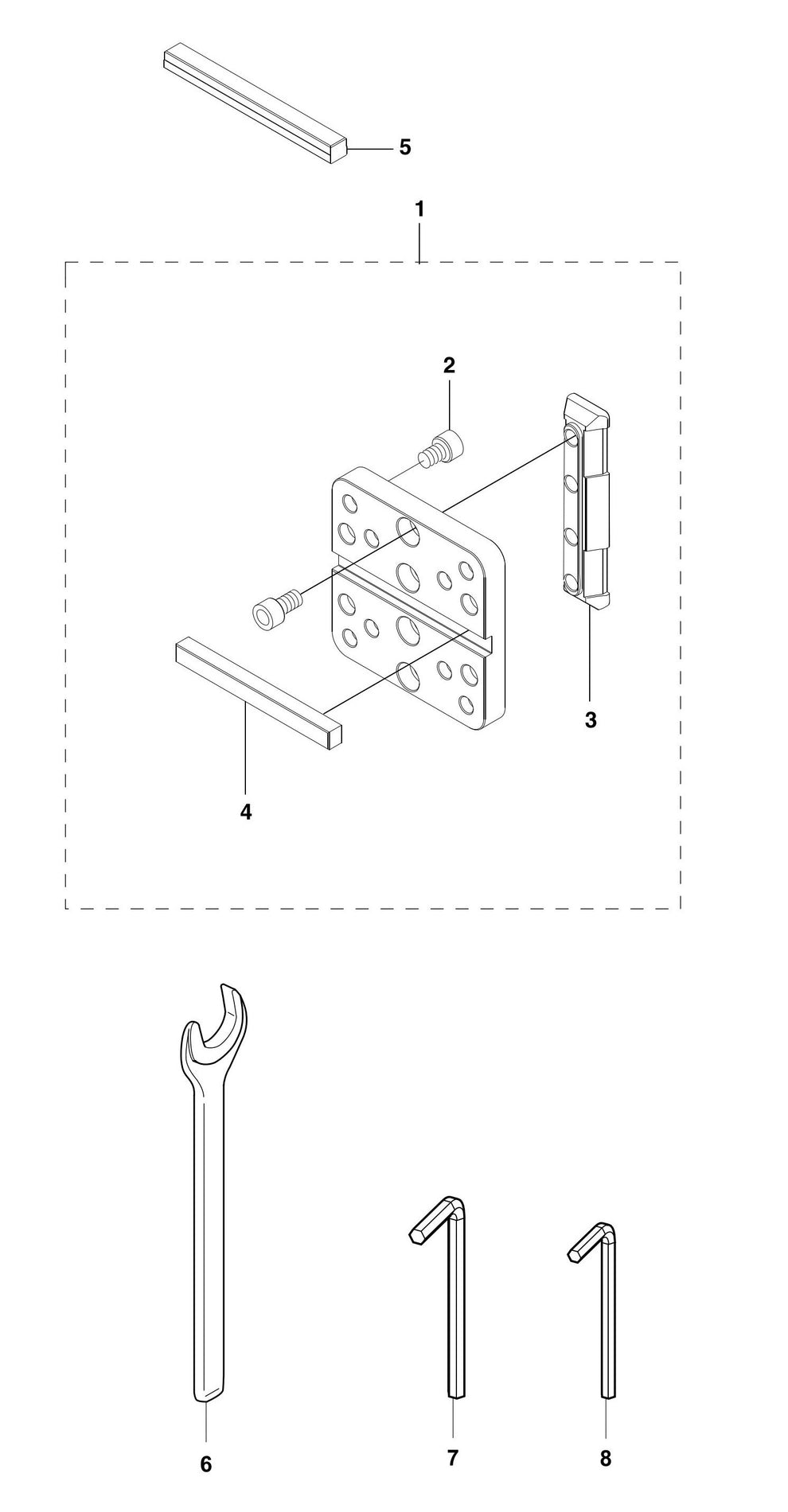 DS 450 Tools and Accessories Assembly Parts By Husqvarna
