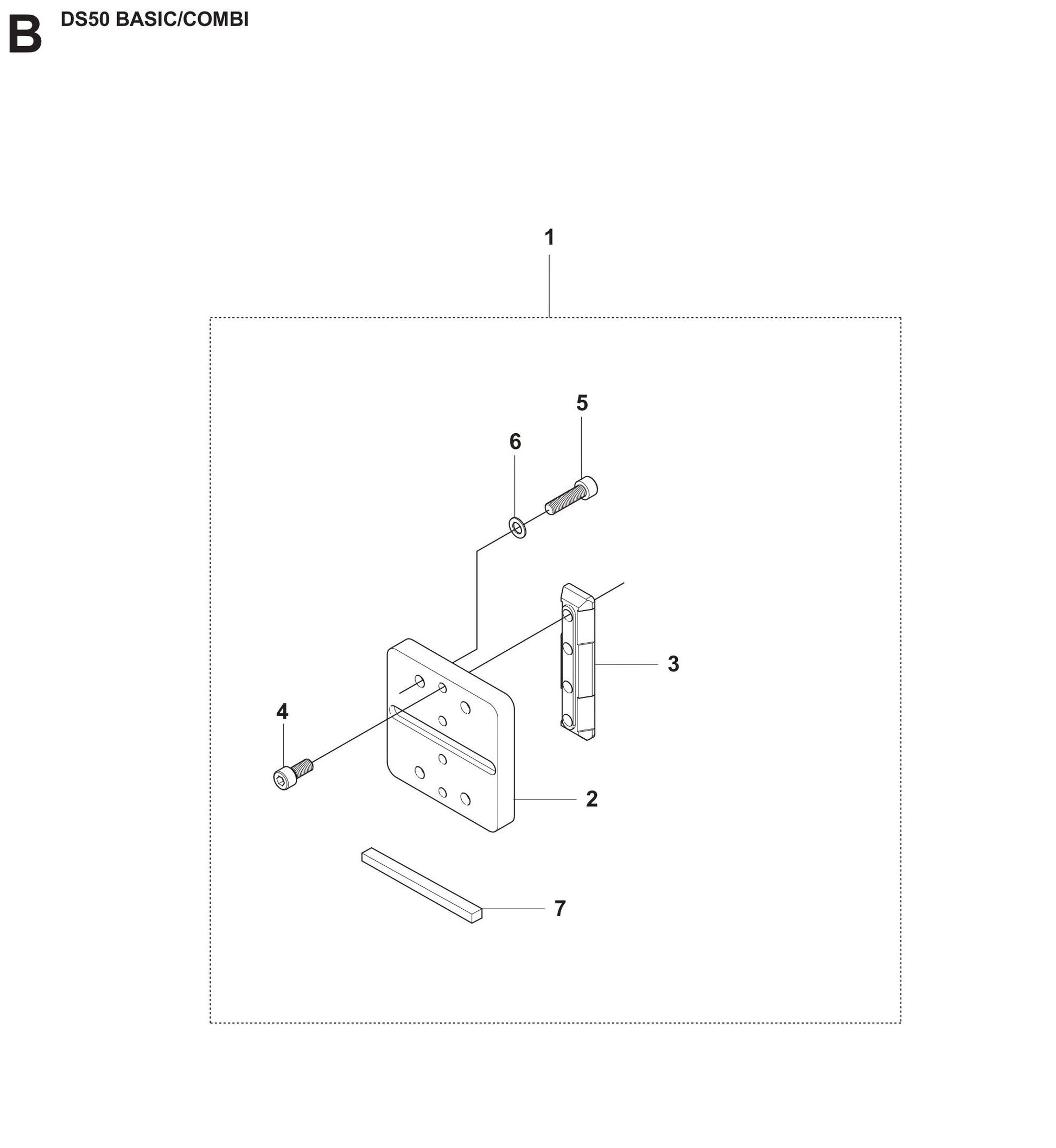DS 50 Basic Frame Assembly Parts