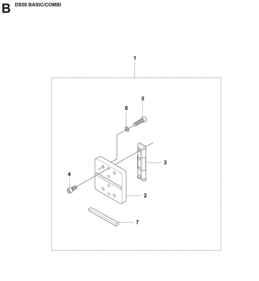 DS 50 Basic Frame Assembly Parts