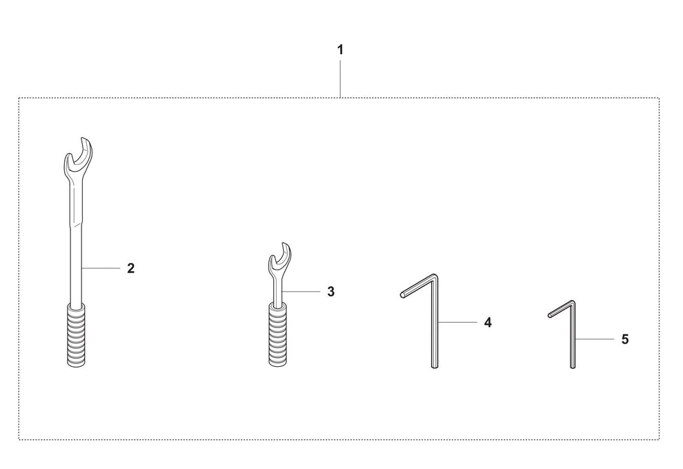 DS 50AT Toolkit Assembly Parts by Husqvarna