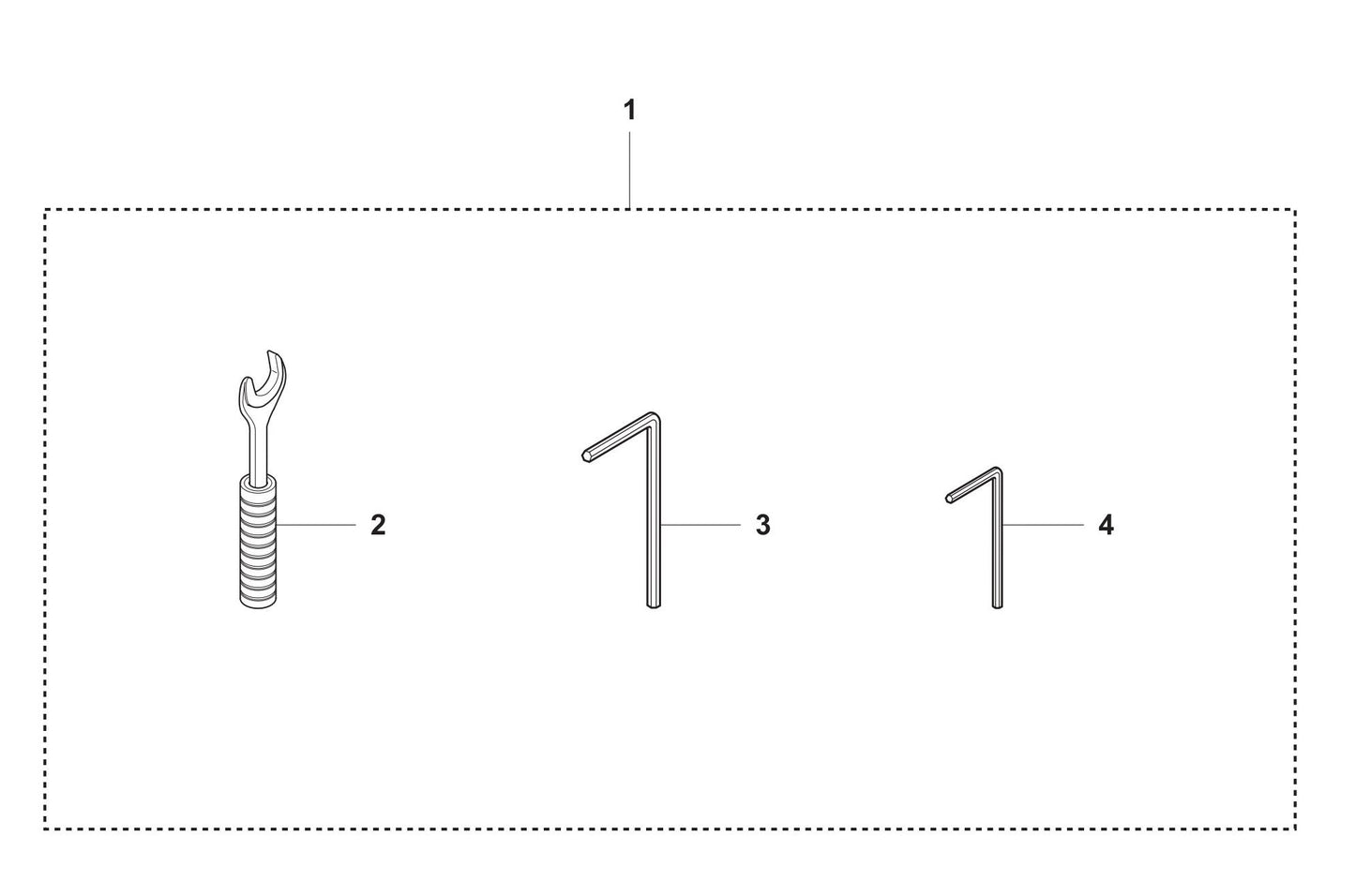 DS 50 Combi Toolkit Assembly Parts by Husqvarna