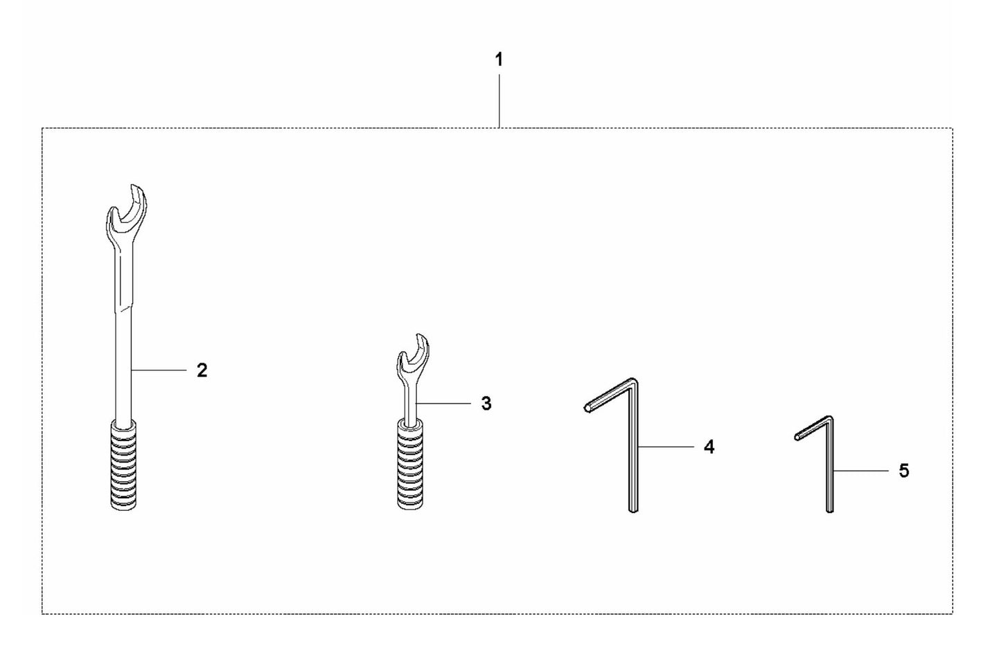 DS 50 Gyro Toolkit Assembly Parts by Husqvarna