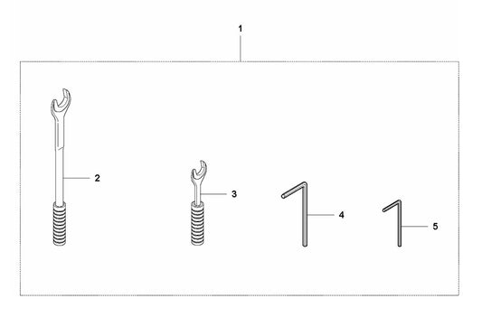 DS 50 Gyro Toolkit Assembly Parts by Husqvarna