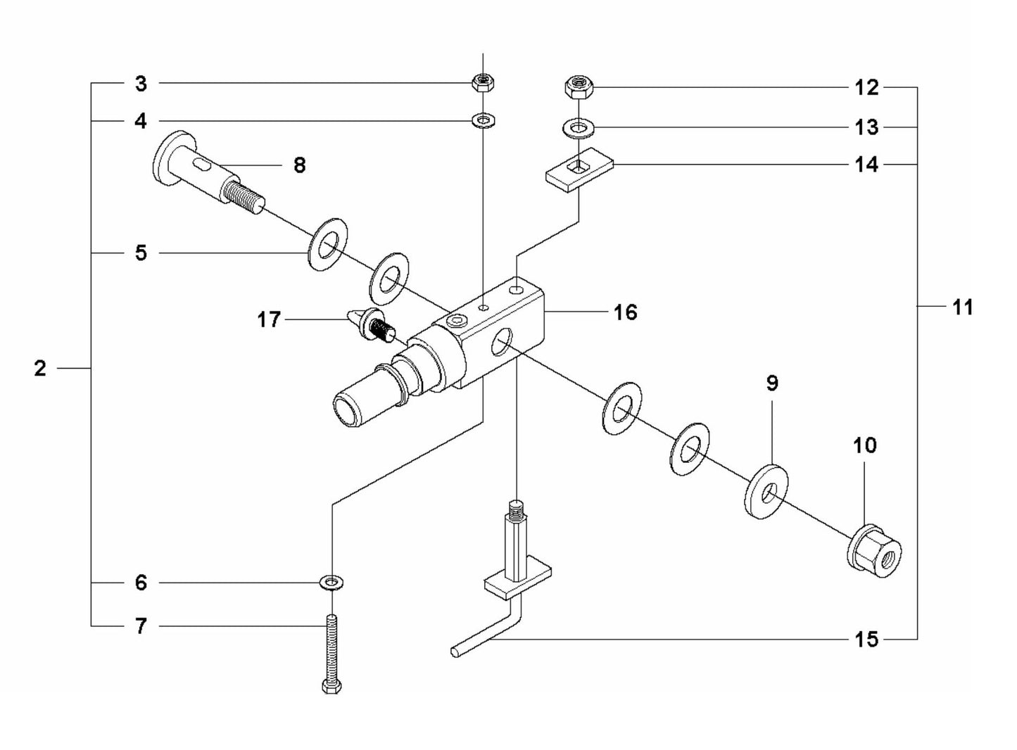DS 50 Gyro Unit 2 Assembly Parts by Husqvarna