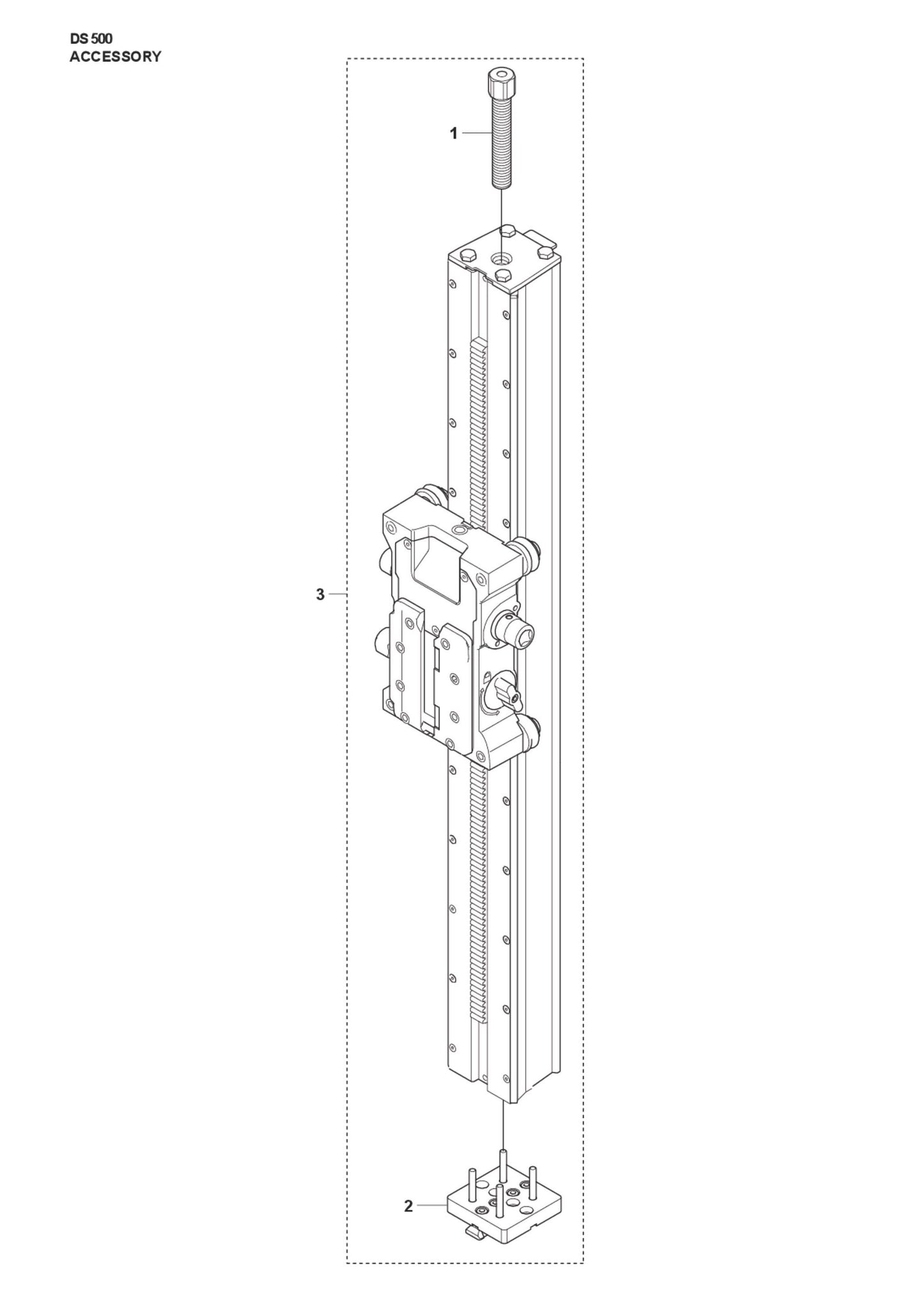 Accessory Parts for DS 500 By Husqvarna