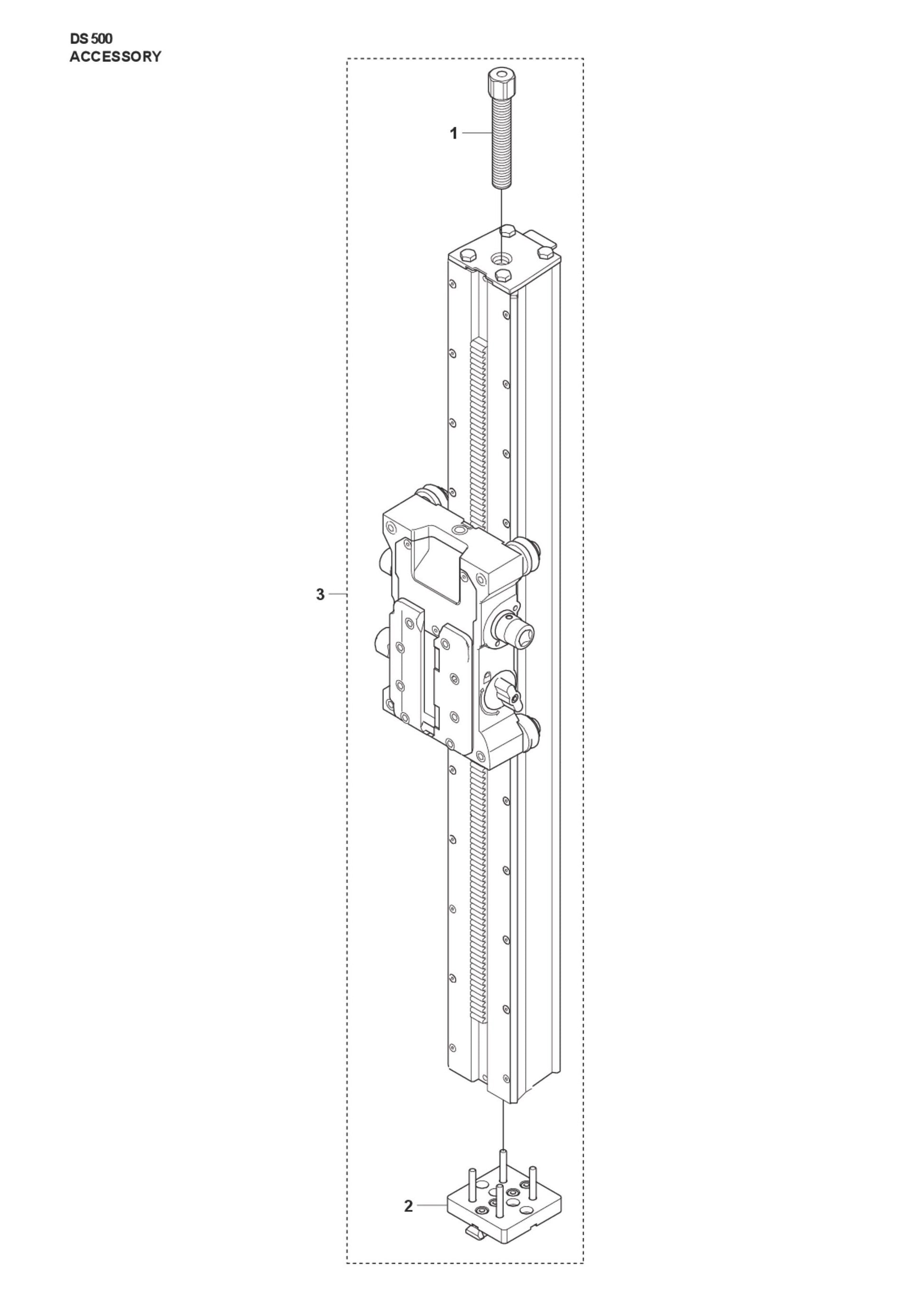 Accessory Parts for DS 500 By Husqvarna