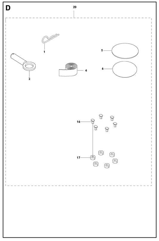 D Parts For PG 530 By Husqvarna