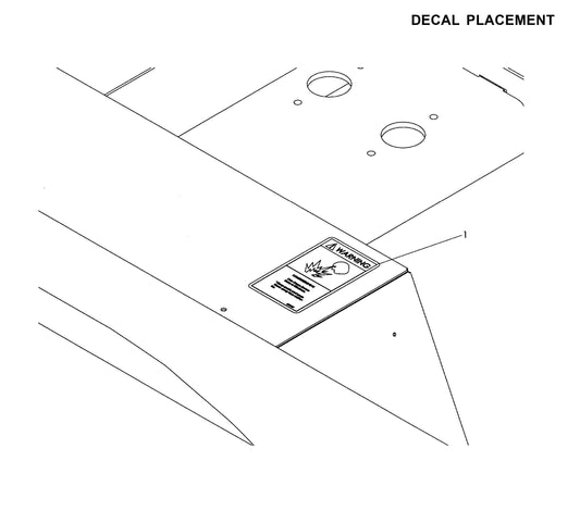 Maxi-Lite 15330 and 20330-Decal Placement (Fig 1) Parts By Allmand