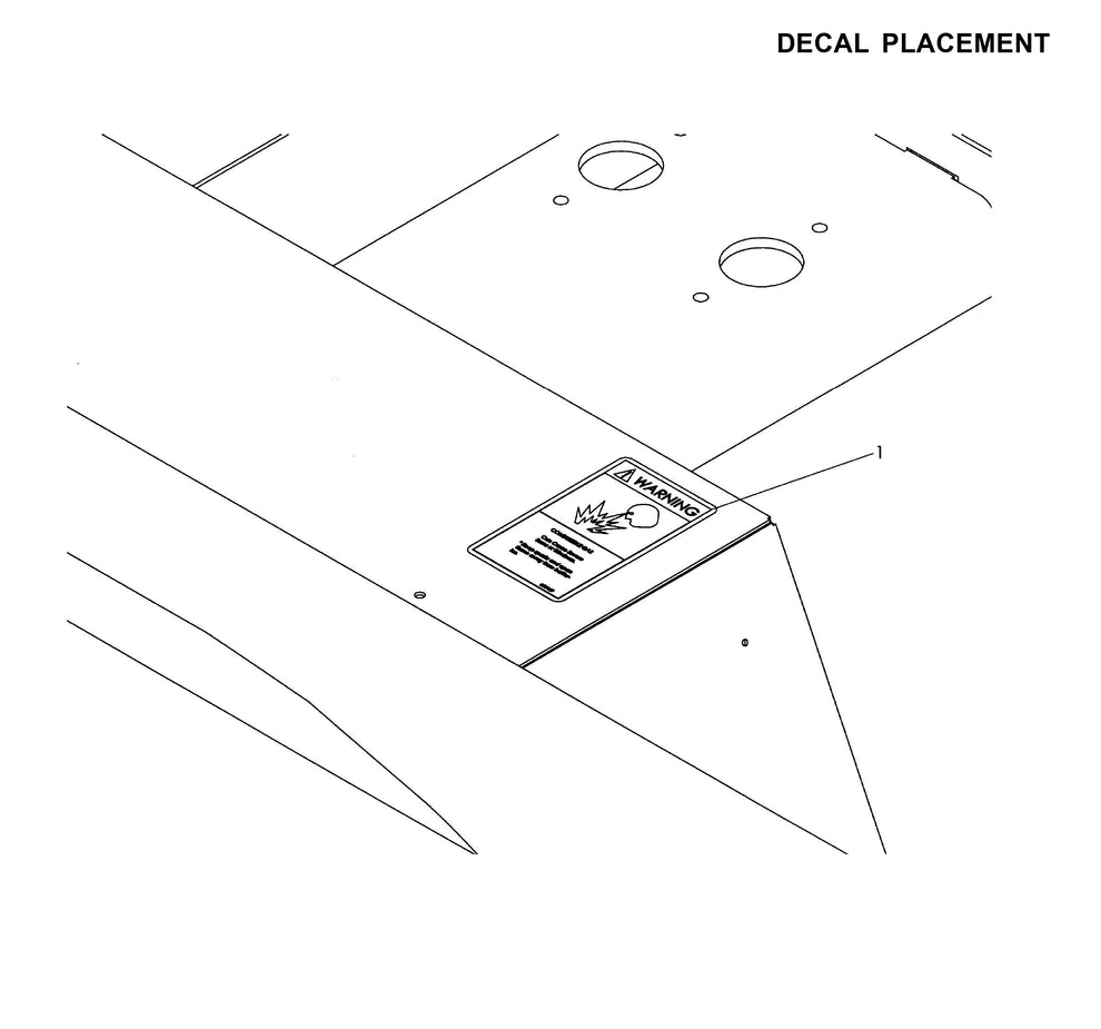 Maxi-Lite Laydown 15-20KW-Decal Placement 1 Parts By Allmand