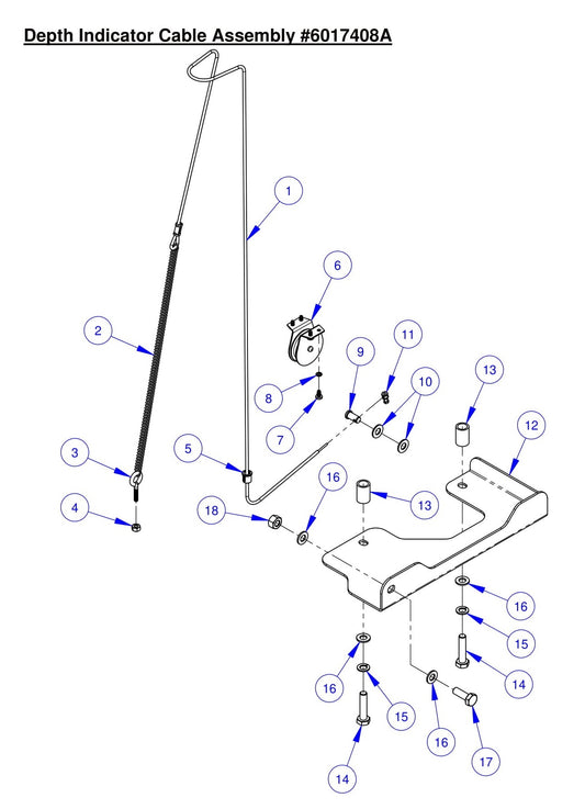 CC7574DK Depth Indicator Cable assembly