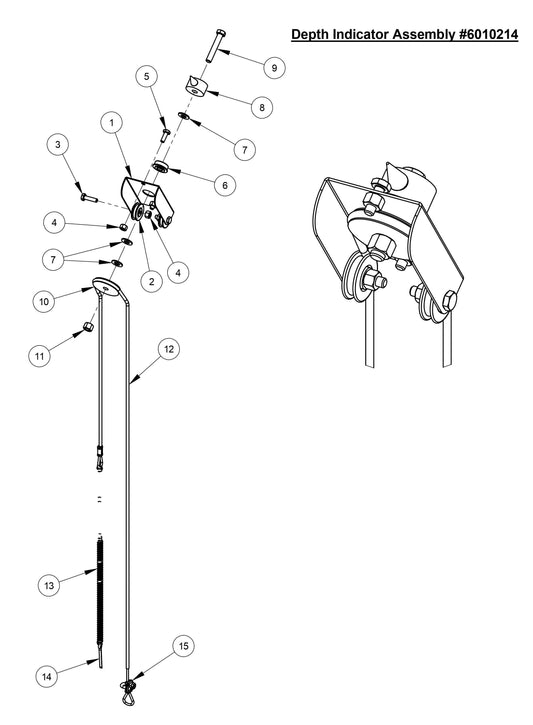 CC3535JBVP Depth Indicator Assembly
