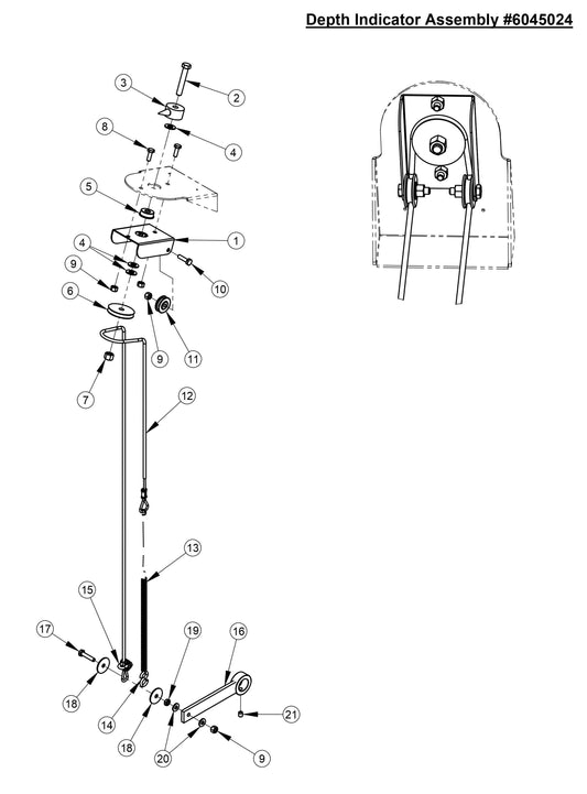 CC4144DXL Depth Indicator Assembly