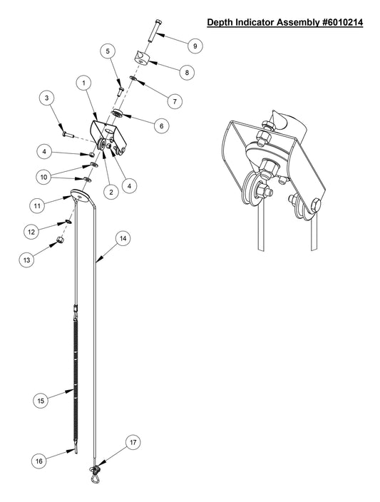 CC3700E-3 Depth Indicator Assembly