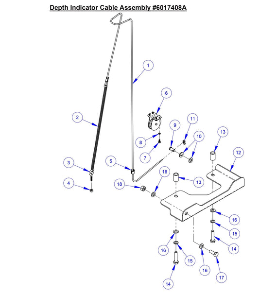 CC7574DD Depth Indicator Cable Assembly